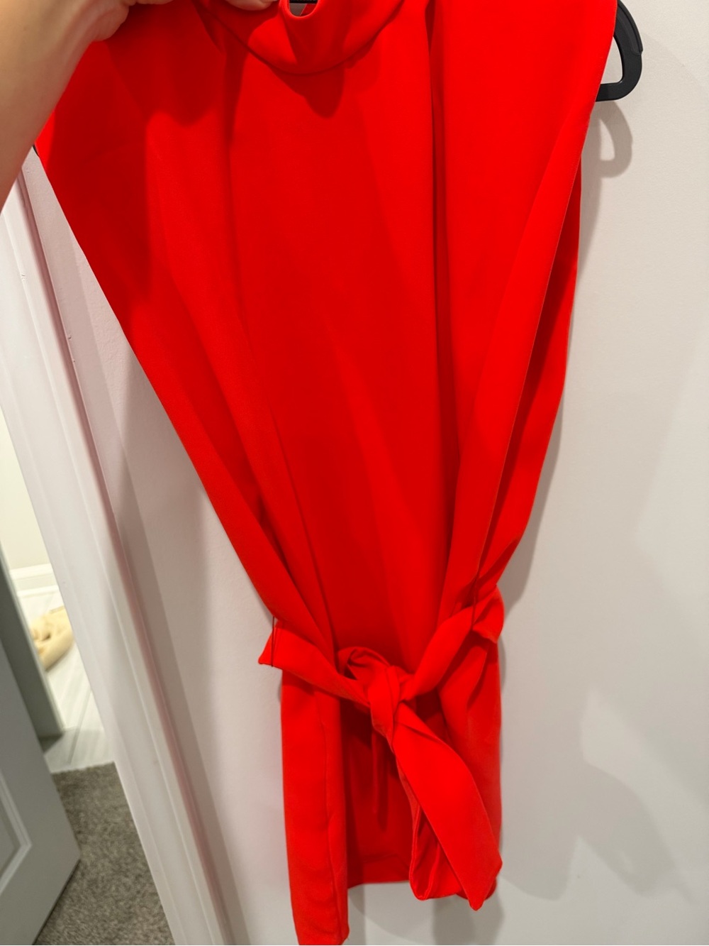 Amanda Uprichard cocktail dress in crimson red - Picture 4 of 4